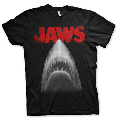 JAWS - Poster Mens T-Shirt (Black)