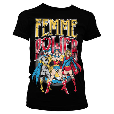 Wonder Woman - Femme Power Women T-Shirt (Black)