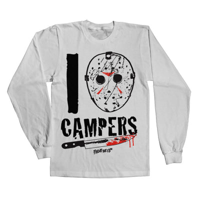 Friday The 13th - I Jason Campers Long Sleeve T-Shirt (White)