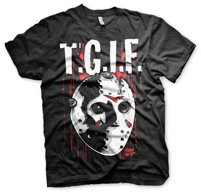 Friday The 13th - T.G.I.F. Mens T-Shirt (Black)