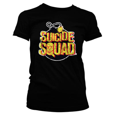 Suicide Squad - Bomb Logo Women T-Shirt (Black)