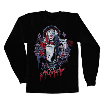 Suicide Squad - Harley Quinn Long Sleeve T-Shirt (Black)