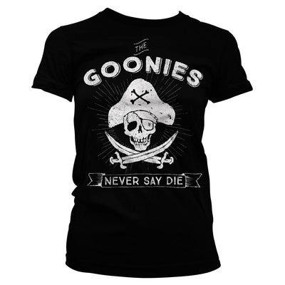 The Goonies - Never Say Die Women T-Shirt (Black)