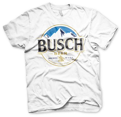 Busch - Beer Logo Mens T-Shirt (White)