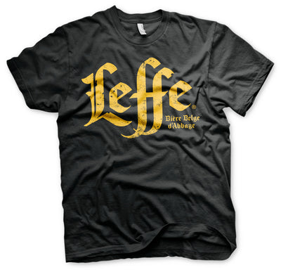 Leffe - Washed Wordmark Big & Tall Mens T-Shirt (Black)
