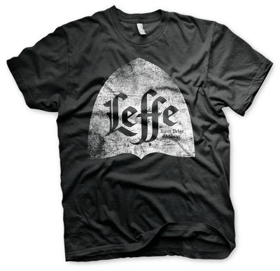 Leffe - Distressed Alcove Logo Mens T-Shirt (Black)