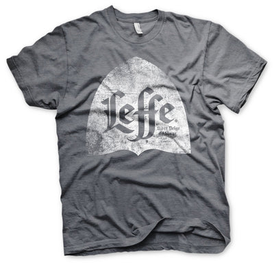 Leffe - Distressed Alcove Logo Mens T-Shirt (Dark-Heather)