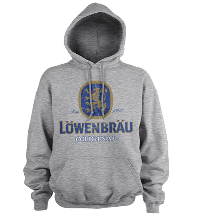 Löwenbräu - Washed Logo Hoodie (Heather Grey)