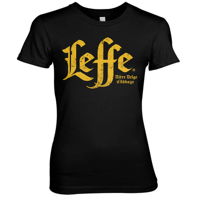 Leffe - Washed Wordmark Women T-Shirt (Black)