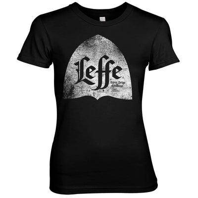 Leffe - Distressed Alcove Logo Women T-Shirt (Black)