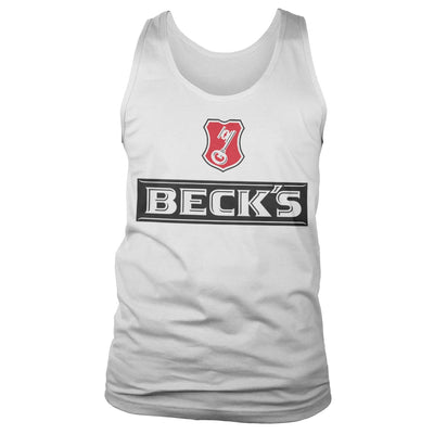Beck's - Beer Mens Tank Top Vest (White)