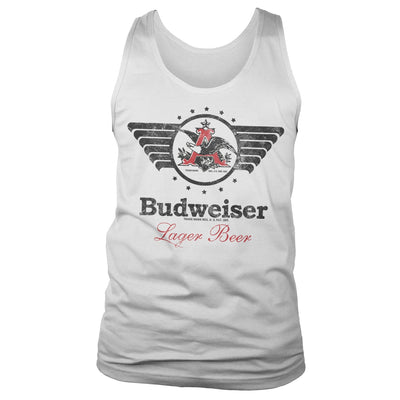 Budweiser - Vintage Eagle Mens Tank Top Vest (White)