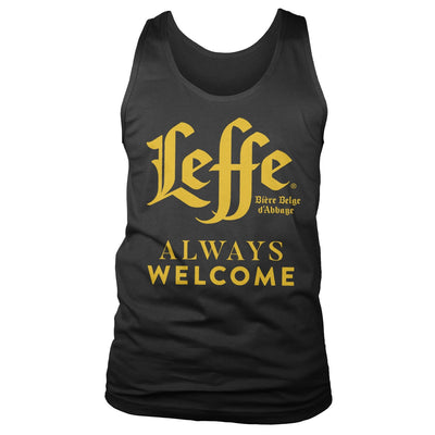 Leffe - Always Welcome Mens Tank Top Vest (Black)