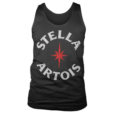 Stella Artois - Wordmark Mens Tank Top Vest (Black)