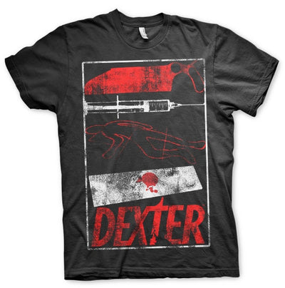 Dexter - Signs Big & Tall Mens T-Shirt (Black)