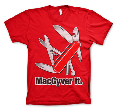 MacGyver - It Mens T-Shirt (Red)