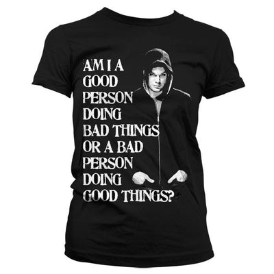 Dexter - A Bad Person Doing Good Things? Women T-Shirt (Black)