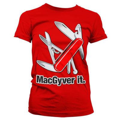 MacGyver - It Women T-Shirt (Red)