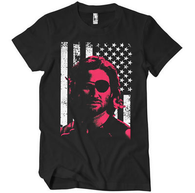 Escape From New York - Plissken Stars and Stripes Mens T-Shirt (Black)