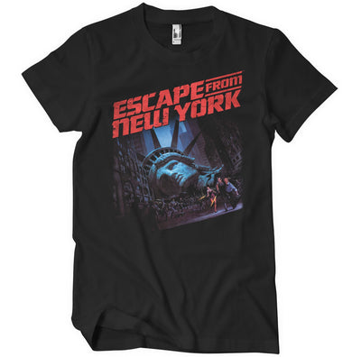 Escape From New York - Poster Mens T-Shirt (Black)