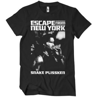 Escape From New York - Smoking Snake Mens T-Shirt (Black)