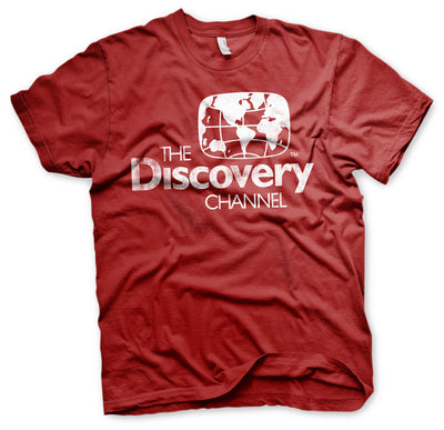Discovery - Channel Distressed Logo Herren T-Shirt