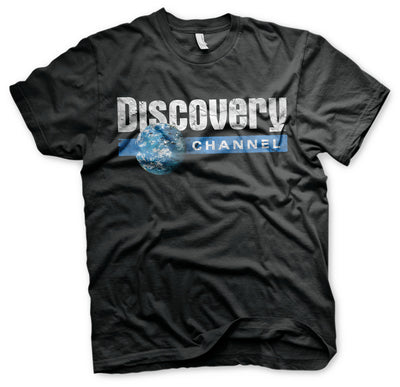 Discovery - Cracked Globe Logo Mens T-Shirt