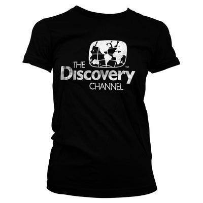 Discovery - Channel Distressed Logo Women T-Shirt