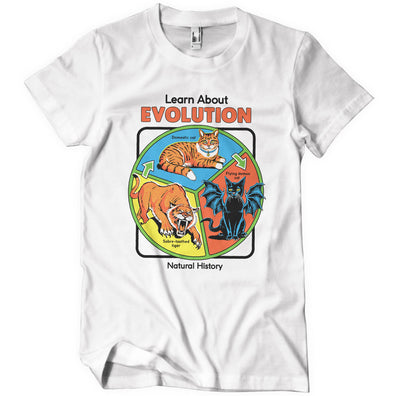 Steven Rhodes - Learn About Evolution Mens T-Shirt