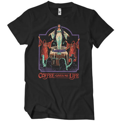 Steven Rhodes - Coffee Gives Me Life Mens T-Shirt