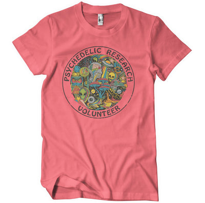 Steven Rhodes-T-Shirt pour hommes, volontaire de recherche psychédélique