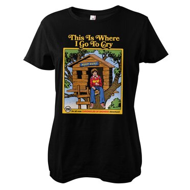 Steven Rhodes - This Is Where I Go To Cry Women T-Shirt
