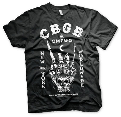 CBGB - 315 New York Big & Tall Mens T-Shirt (Black)