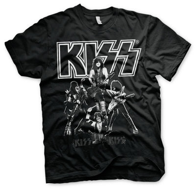 KISS - Hottest Show On Earth Big & Tall Mens T-Shirt (Black)