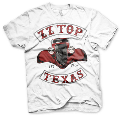 ZZ Top - Texas 1962 Big & Tall Mens T-Shirt (White)