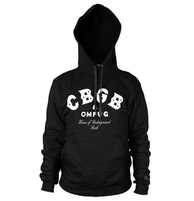 CBGB - CBGB & OMFUG Logo Big & Tall Hoodie (Black)