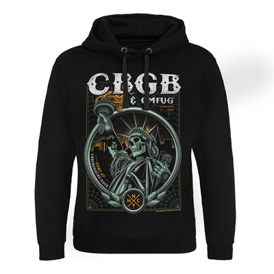 CBGB - Statue of Underground Rock Epic Hoodie (Black)