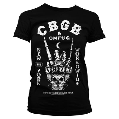 CBGB - 315 New York Women T-Shirt (Black)