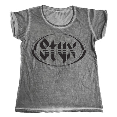 Styx - Logo Urban Slim Fit Women T-Shirt (Grey)