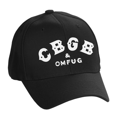 CBGB - CBGB & OMFUG Logo Flexfit Baseball Cap (Black)