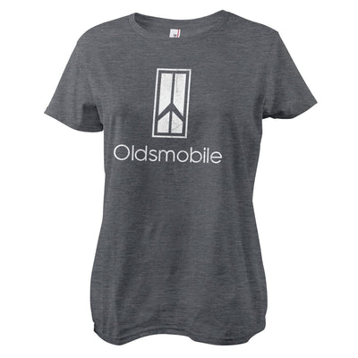 Oldsmobile - Damen-T-Shirt mit verwaschenem Logo
