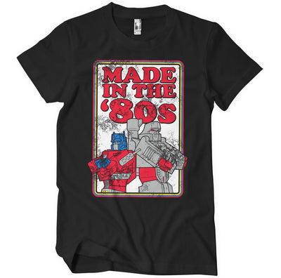 Transformers - Made In The 80s Big & Tall Mens T-Shirt (Black)