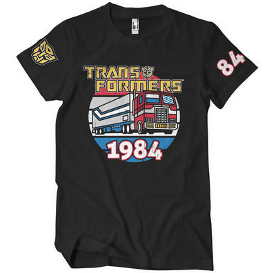 Transformers - Optimus Prime of 1984 Big & Tall Mens T-Shirt (Black)