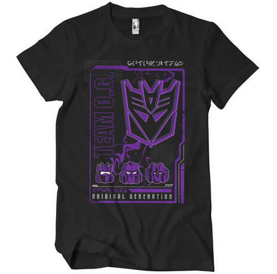 Transformers - Decepticon Original Generation Mens T-Shirt (Black)