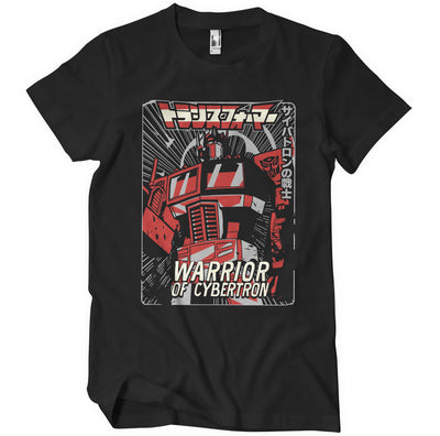 Transformers - Warrior Of Cybertron Big & Tall Mens T-Shirt (Black)