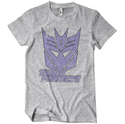 Transformers - Washed Decepticon Duotone Shield Mens T-Shirt