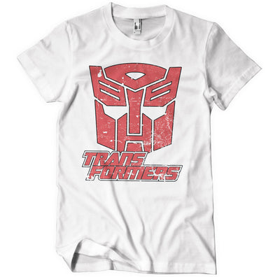 Transformers - T-shirt pour hommes Autobots lavés Duotone Shield