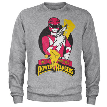 Power Rangers - Red Ranger Pose Sweatshirt (Heather Grey)