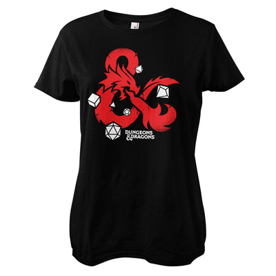 Dungeons & Dragons - D&D - Dices Women T-Shirt (Black)