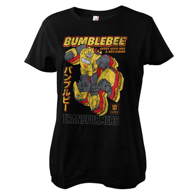Transformers - Bumblebee - Every Hero Has A Beginning Women T-Shirt (Black)